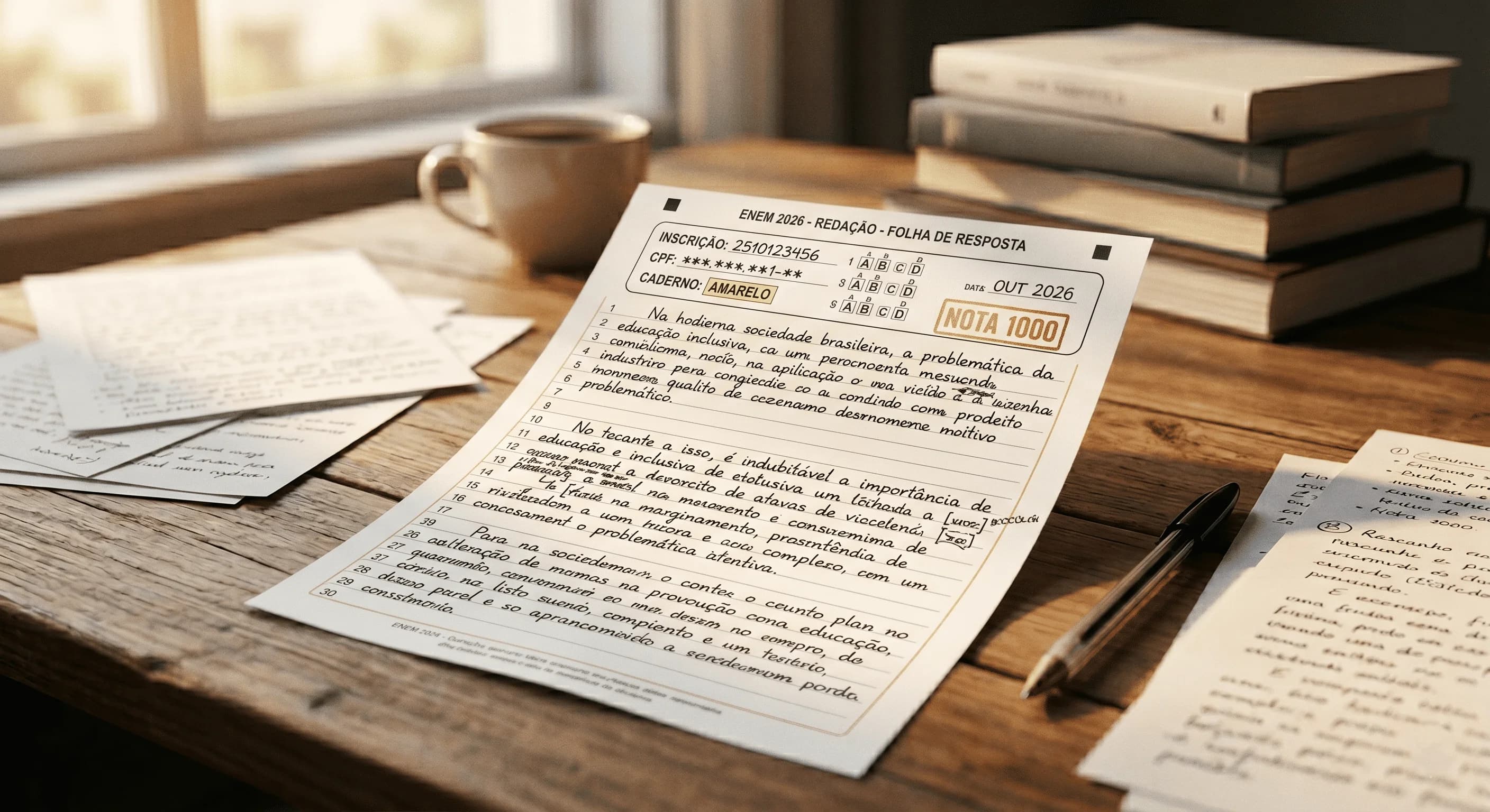 image Temas Redação ENEM 2026: 10 Apostas e Como Estudar